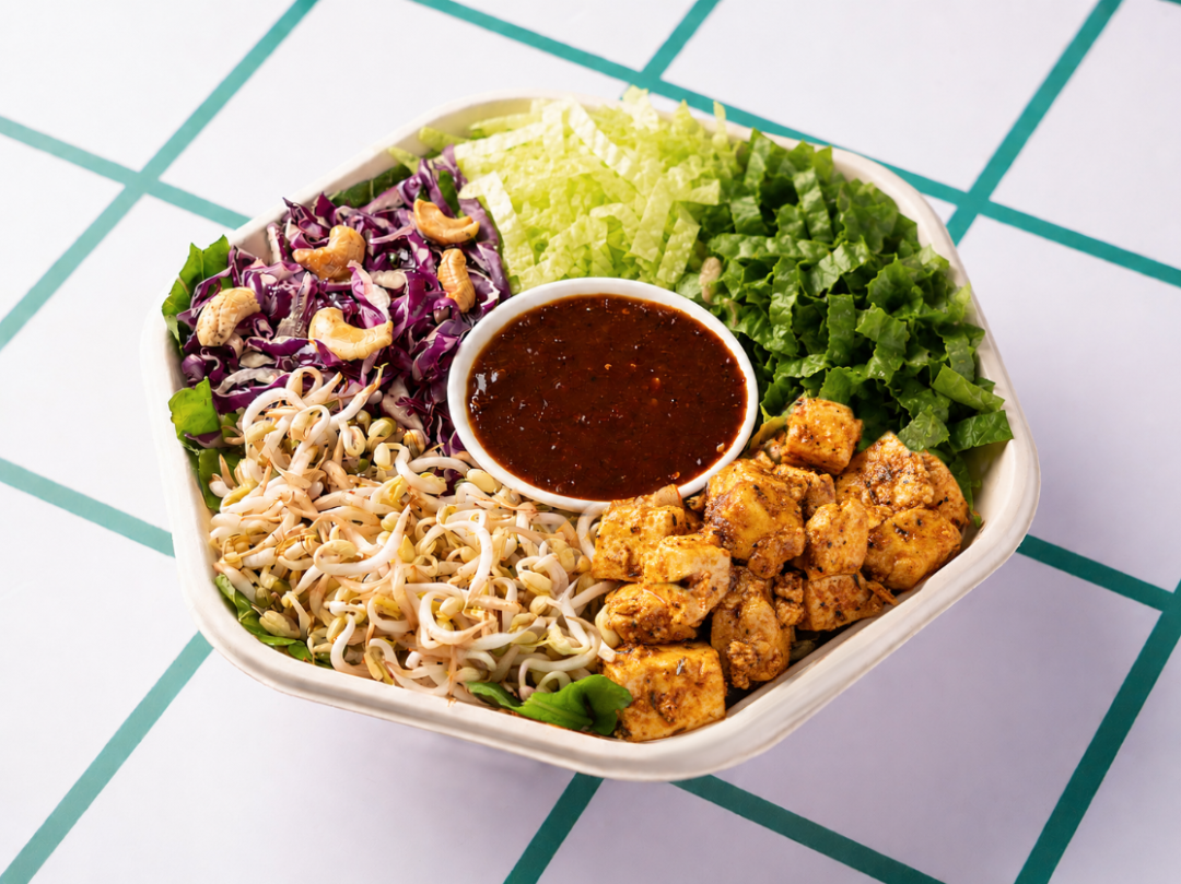 Asian Bang Bang Paneer Salad