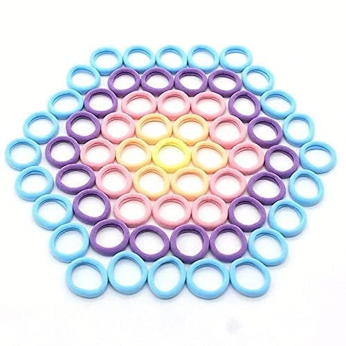 Hair Ponytail Holder Soft Non Slip Tight Stretchable Rubber Bands for School Girls/Women, Buns, Hair tie (Pack of 30) view 2