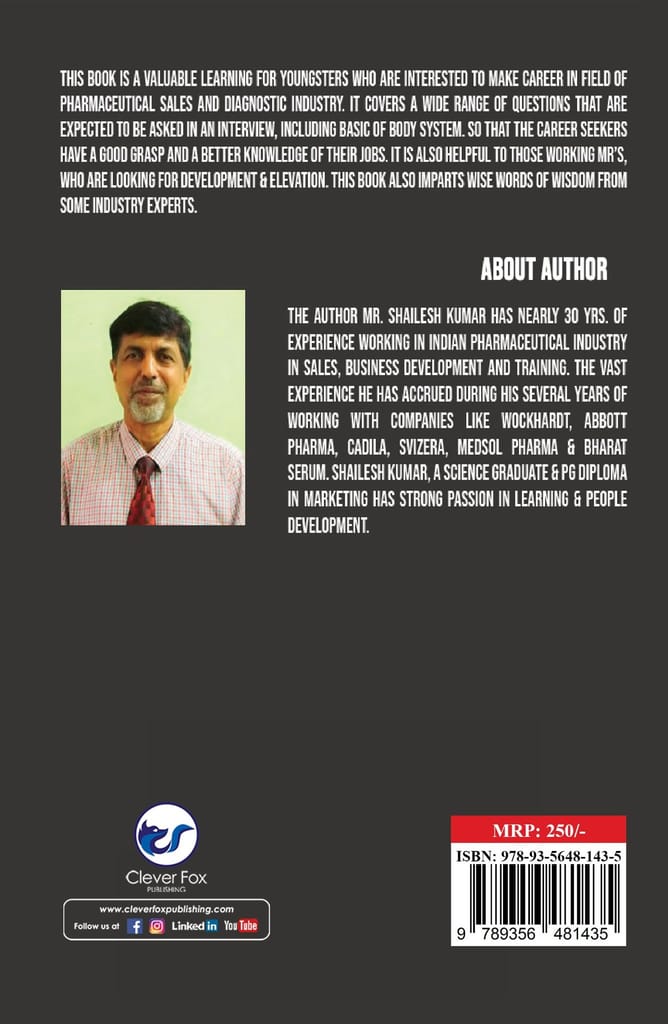 ACCIDENTALLY TURNED ASPIRATIONAL MR: A HANDBOOK ON INTERVIEWS & CAREER OPPORTUNITIES AS A MEDICAL REPRESENTATIVE. [Paperback] SHAILESH KUMAR view 2