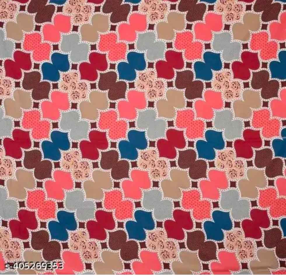 Homdazal Microfibre Abstract Queen Size Multi Color - Multi, Size - Queen view 2