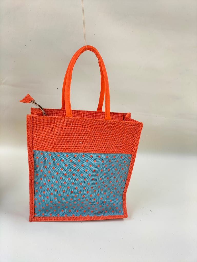 Handmade Jute Tiffin & Shopping Bag view 2