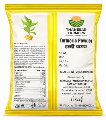 Thanesar Farmers Premium Quality Turmeric Powder 100 gram view 2