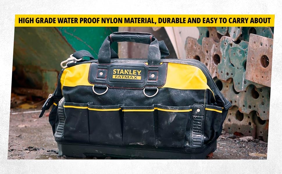 Stanley Portable Storage Fatmax 18" Tool Bag, 1 year Guarantee, 1-93-950 view 2