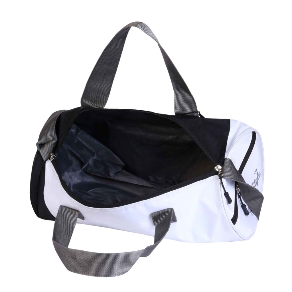 Black and White Gym Bag view 2