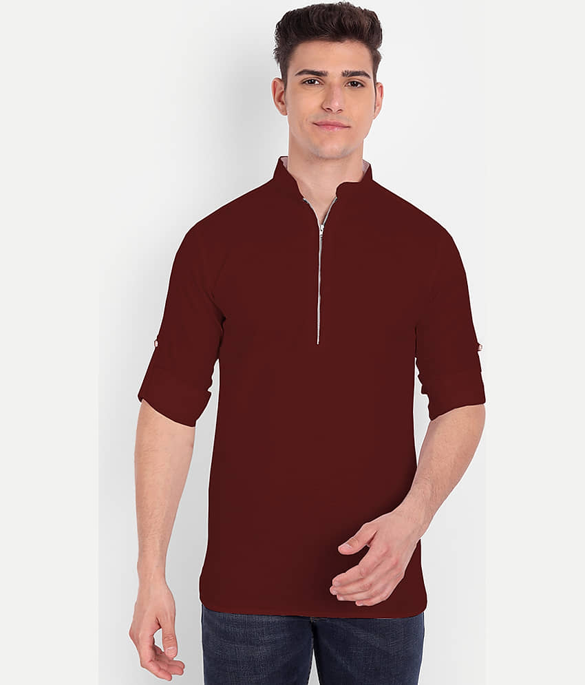 UNI VIBE - Blue Cotton Slim Fit Men's Casual Shirt ( Pack of 1 )