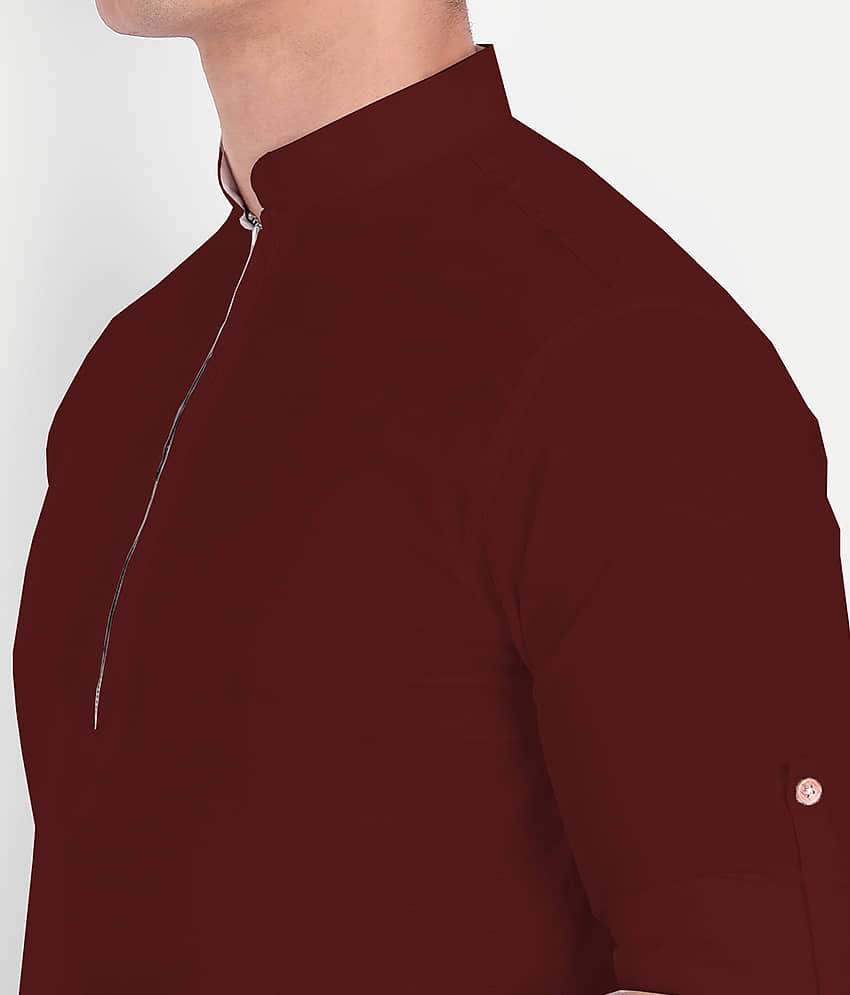 UNI VIBE - Blue Cotton Slim Fit Men's Casual Shirt ( Pack of 1 ) view 2