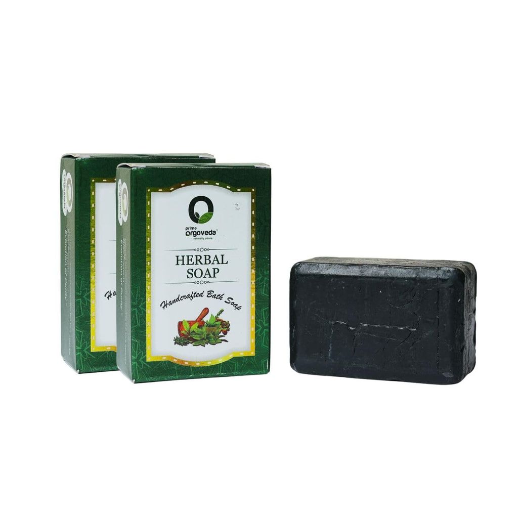 Herbal Soap (Pack of 2) | 125g Natural Handmade Bath Soap | Chemical-Free & Skin Nourishing | Ayurvedic Herbal Body Soap | Daily Use Soap for All Skin Types