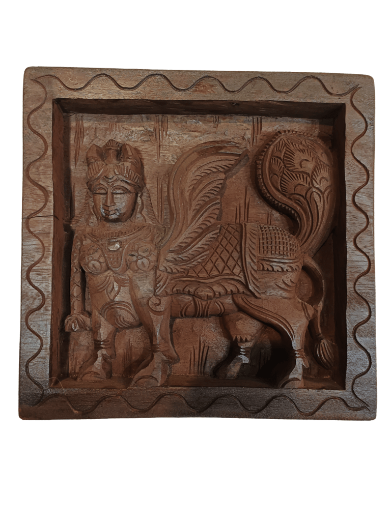 Hand Carved Kamadhenu (1 feet) - Pair view 2