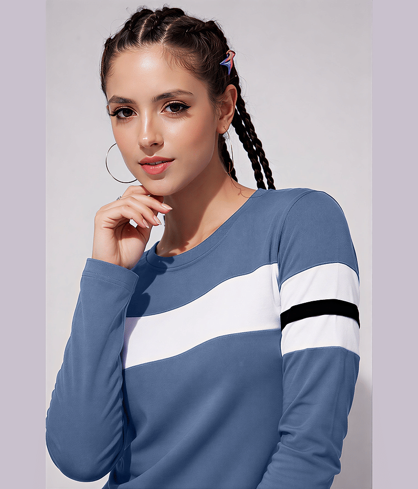 The Dry State Women Cotton Regular Fit Round Neck T-Shirt ( Multicolor 3 ) view 2