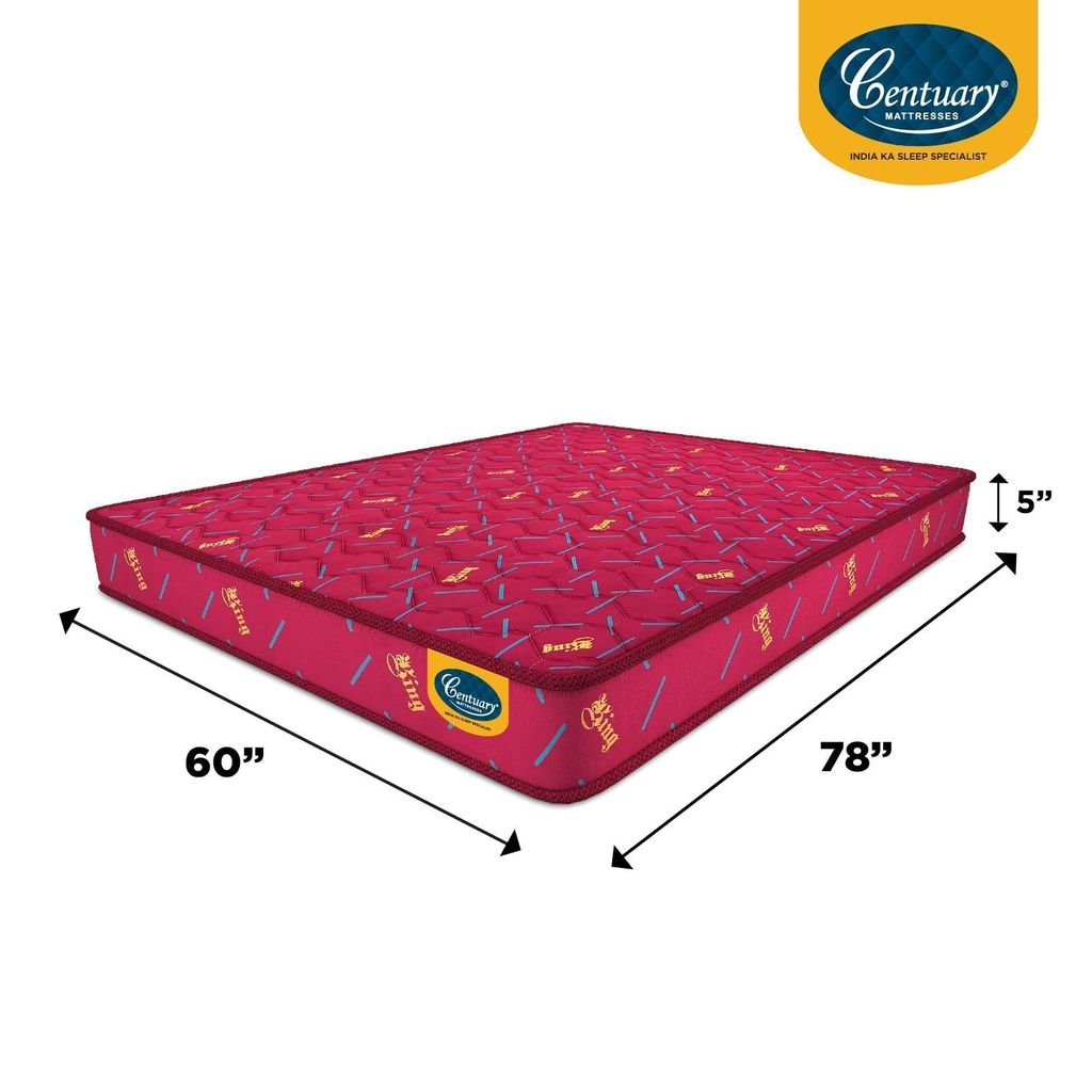 Centuary Mattresses King Coir Reversible Orthopedic 5 Inch Coir Mattress view 2