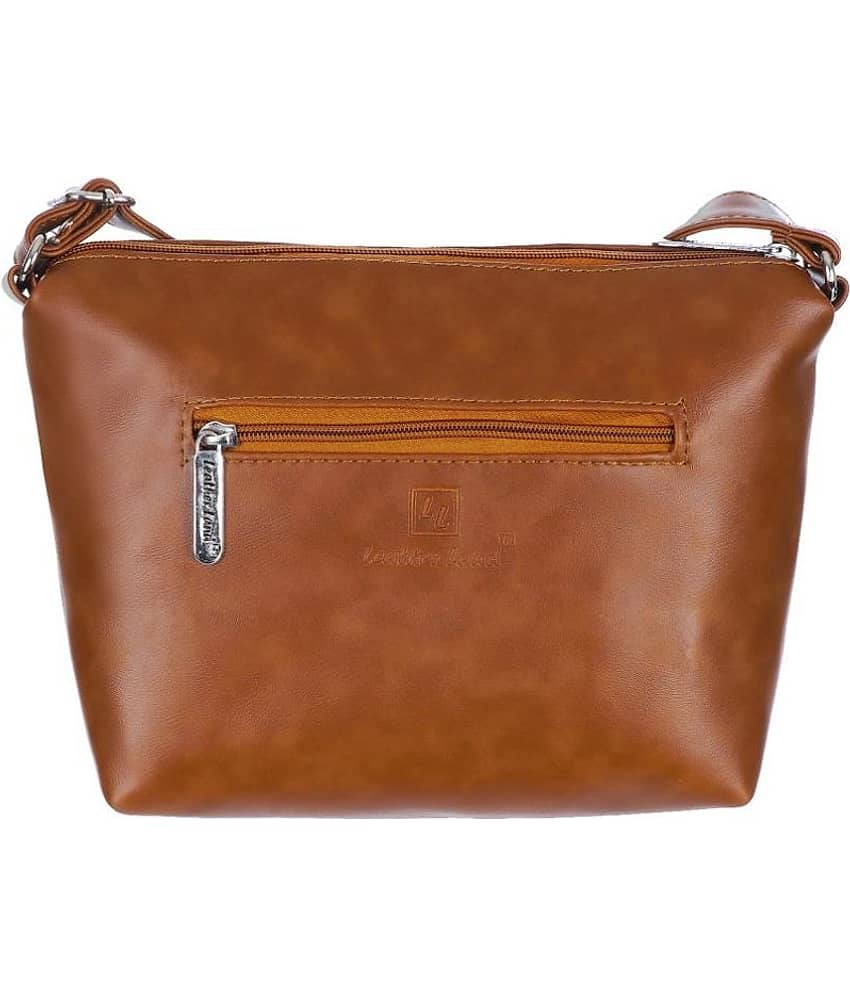 Leather Land Sling Bag P.U. Set of 1 ( Tan ) view 2