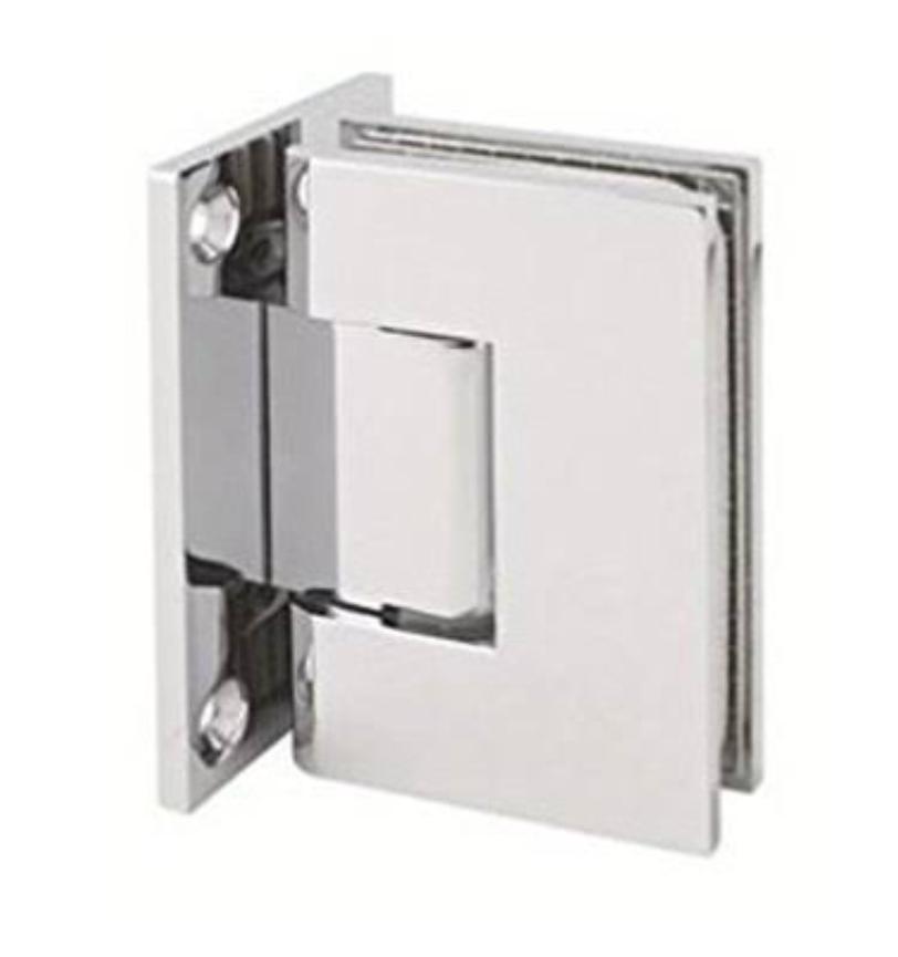 Adison Pivot Glass Hinge Set Of 2 Stainless Steel Cabinet Hardware Set view 2