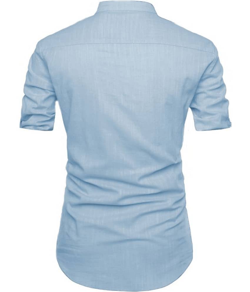 Vida Loca - Peach Cotton Slim Fit Men's Casual Shirt ( Pack of 1 ) view 2