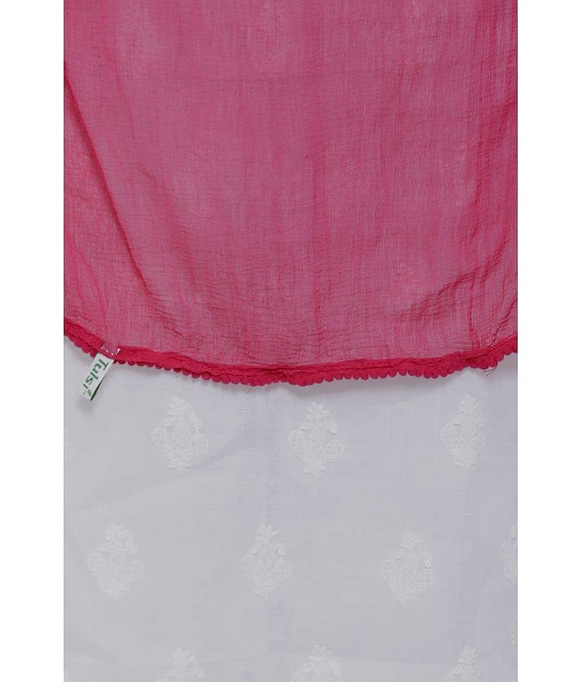 TULSI (CRAFTED WITH HEART) Women Chiffon Dupatta ( Mint Green , Pack of 1 ) view 2