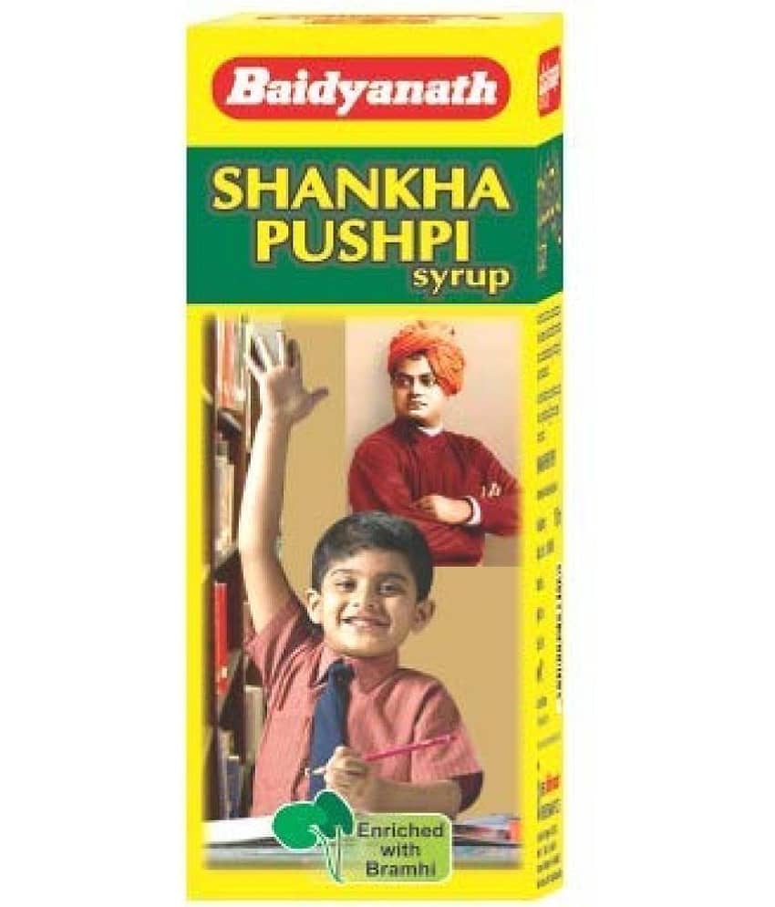 Baidyanath Shankhapushpi Syrup Improve Memory 100 Ml (Pack of 4) view 2