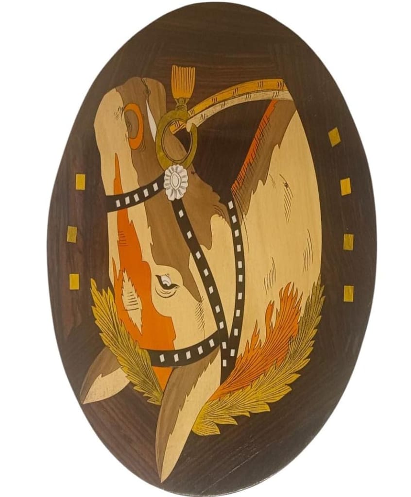 One-of-a-Kind Handcrafted Wooden Horse Wall Art view 2