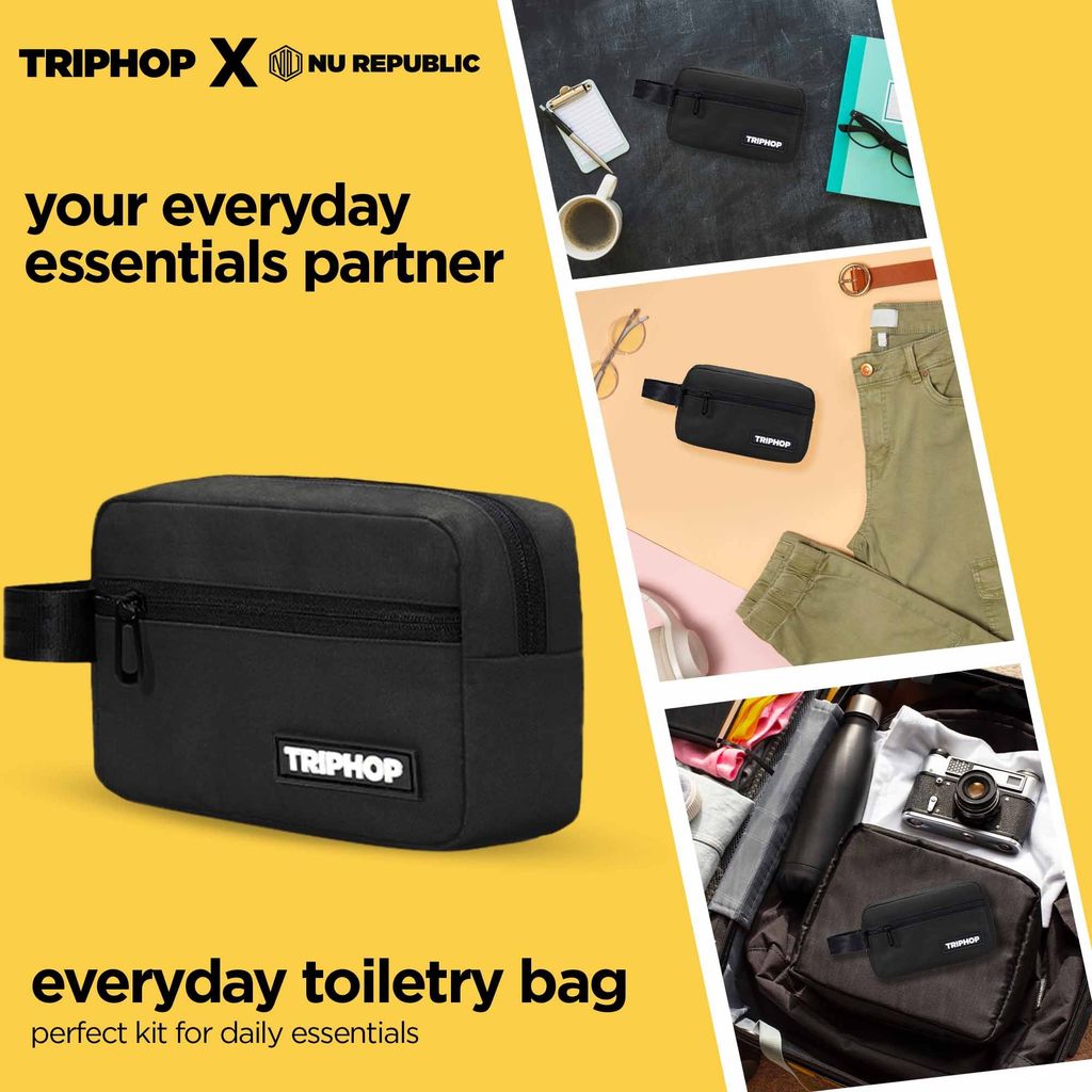 Everyday Toiletry Bag (Black) view 2