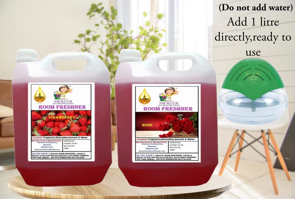 Swacch Room freshner (5 Litre) (pack of 2) Strawberry & Rose view 2