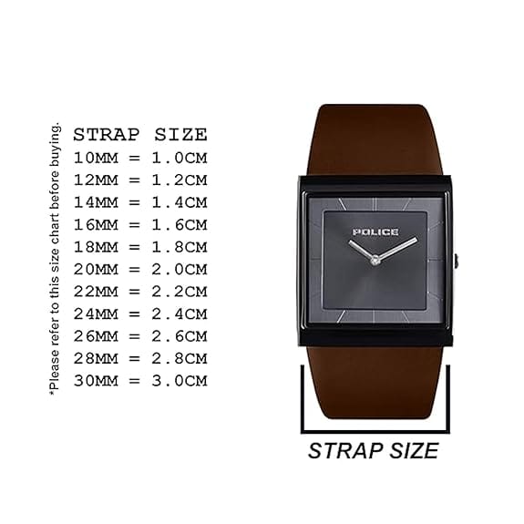 justly Wather Watch Strap For Compatible With POLICE Watches Only view 2