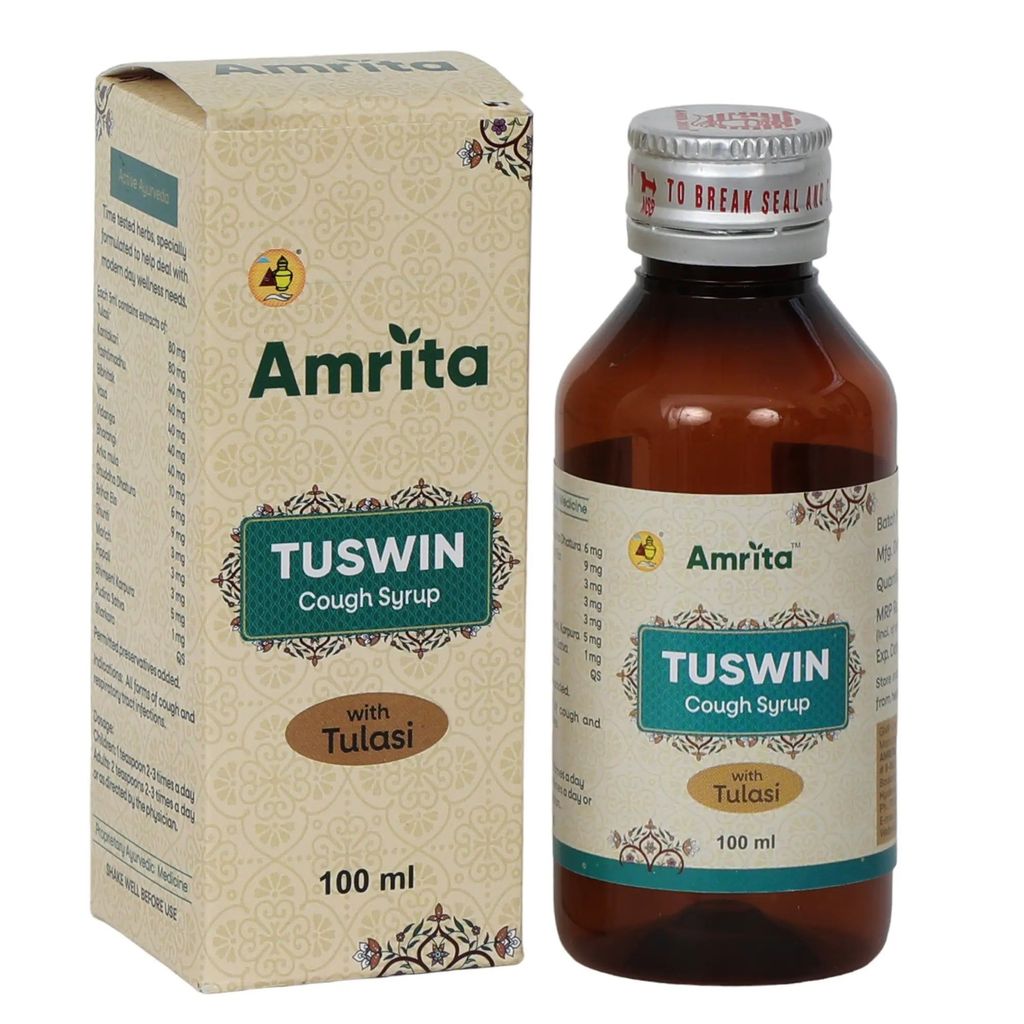 Amrita Tuswin Cough Syrup (Pack of 2) view 2