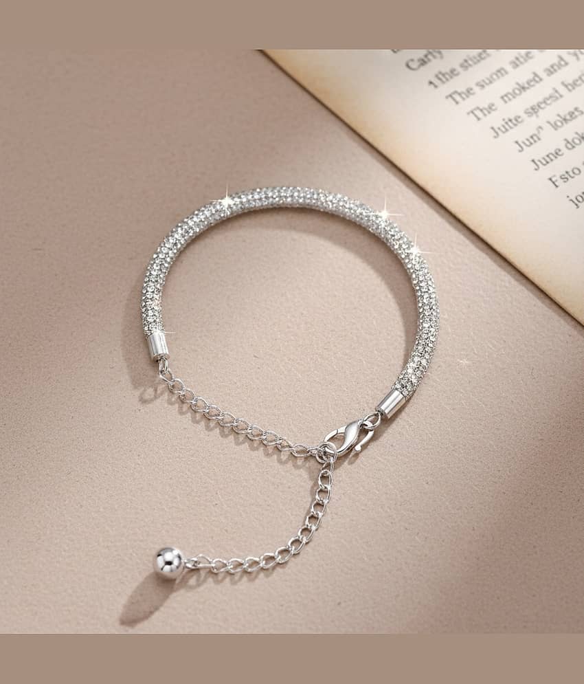 LAAZ Silver Charm Bracelet ( Pack of 1 ) view 2