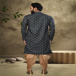 Raivat Ethnic Green Colour Cotton Digital Print Kurta Pajama 1555 view 2
