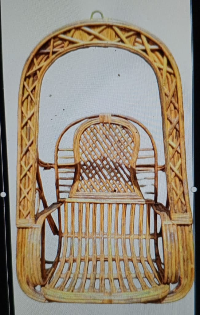 Hanging jhula Cane Chair view 2