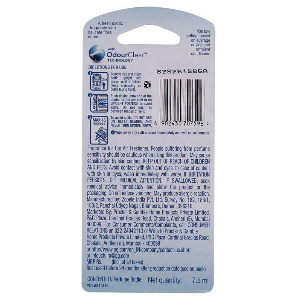 Ambi Pur Car Refill Jasmine 7.5 Ml view 2