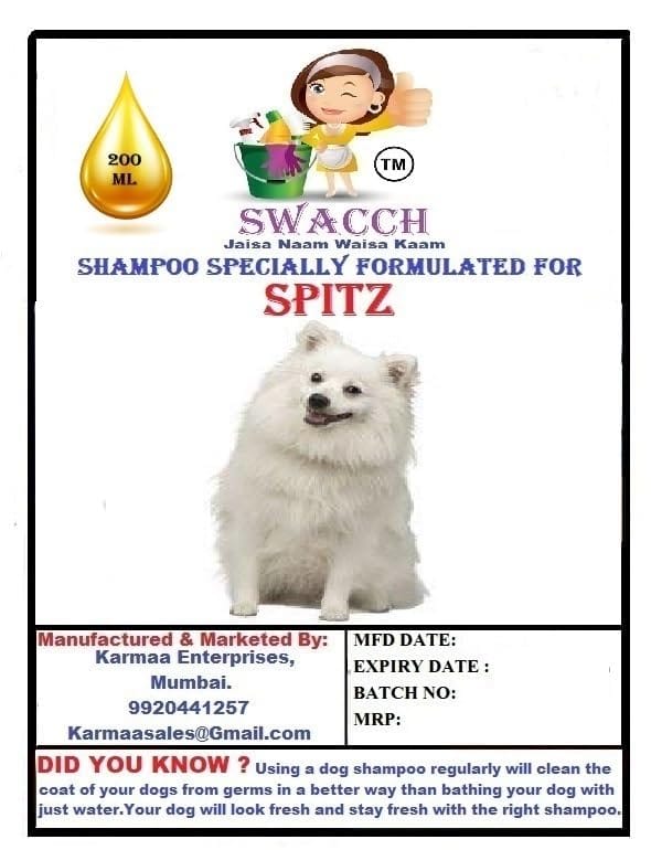 SWACCH Premium Shampoo for Spitz (200ML) ((Pack of 2) STARWBERRY view 2