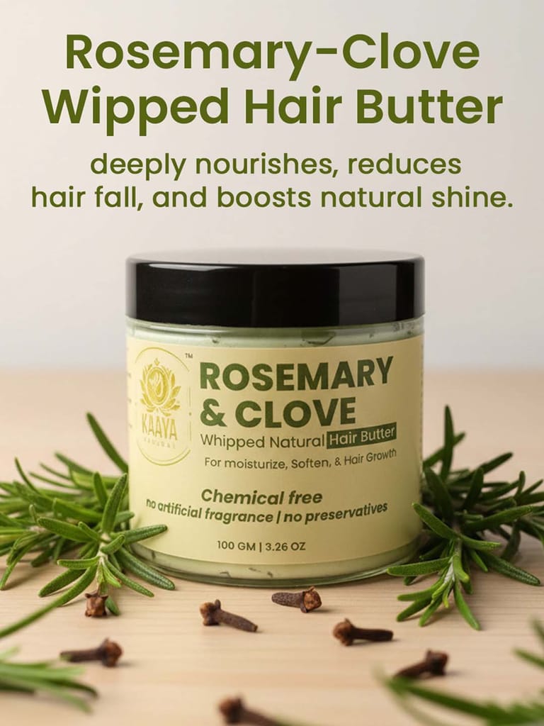Kaaya Natural Rosemary & Clove Whipped Natural Hair Butter – 100gm view 2