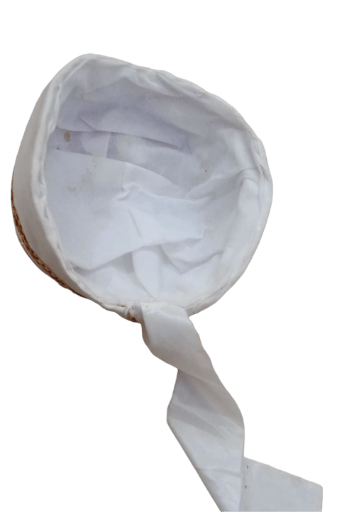 White & Maroon Embroidered Indian Turban for Men view 2
