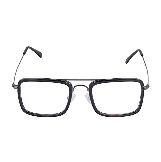 Jodykoes Premium Tony Stark Style Frame Eyeglasses Eyewear Spectacle (Black) view 2