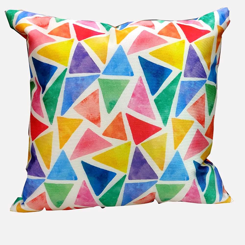 Printed Cushion Covers Combo Zipper Square (16x16 inch or 40 x 40 cm) Set of 3 view 2