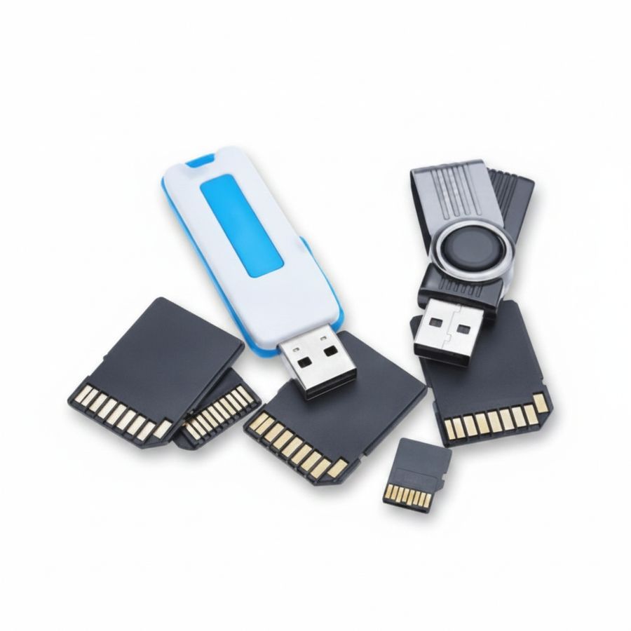 Portable USB Flash Drive and Memory Card Assortment view 2