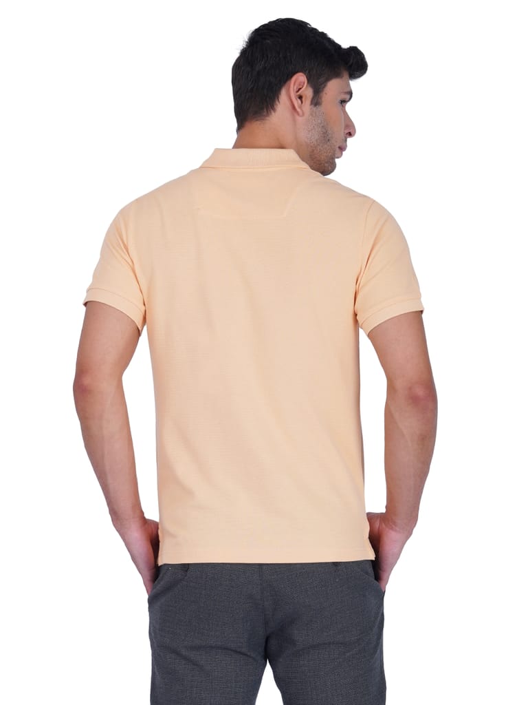 Solid Polo Shirt - BEACH SAND view 2