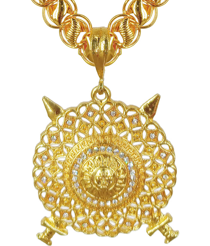 JIPPA - Gold Pendant set ( Pack of 1 ) view 2