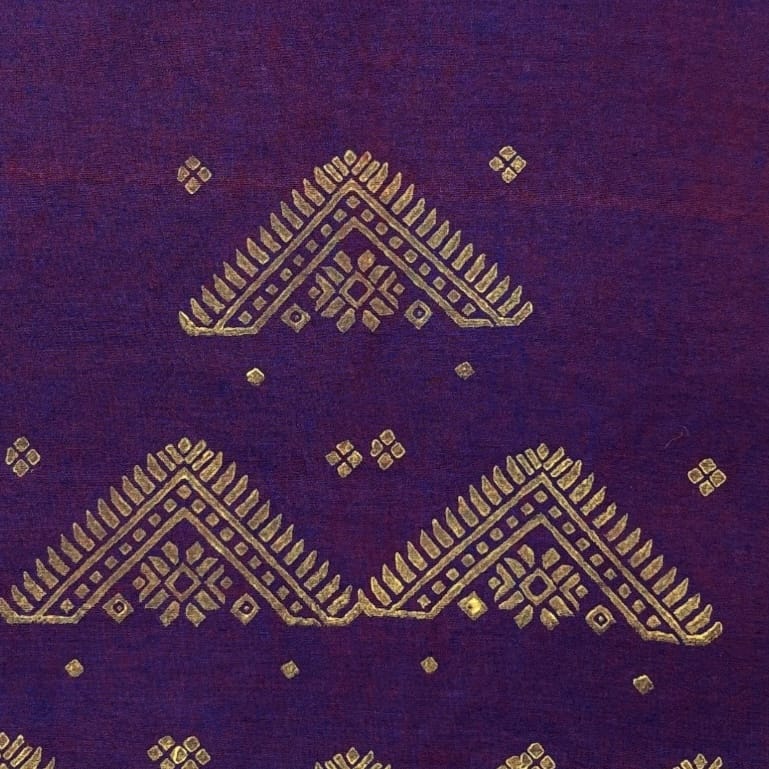 Dark Purple Zipped Tote Bag view 2
