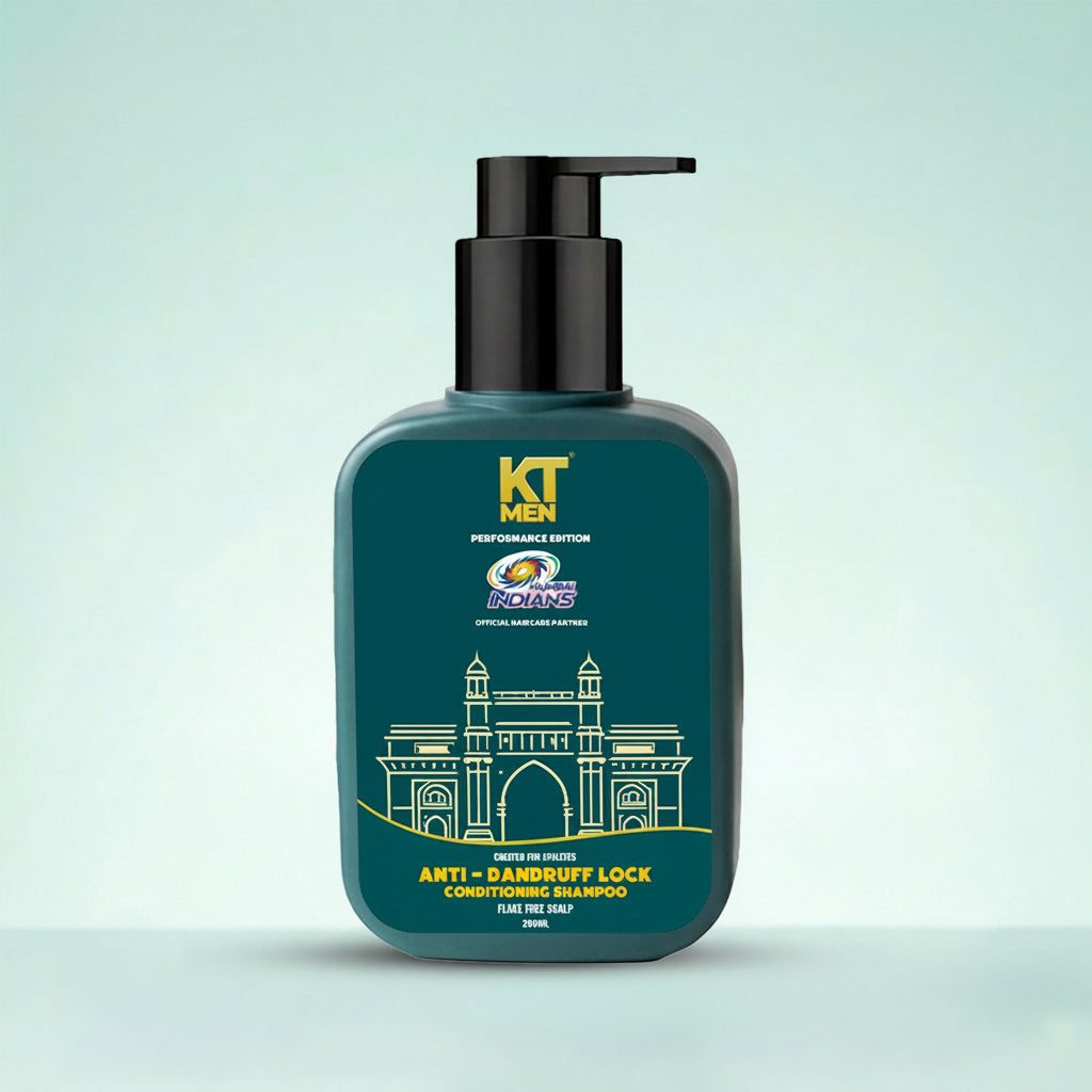 KT Men 2in1 Anti-Dandruff Lock Control (Shampoo + Conditioner) - 200ml (Mumbai Indians) view 2