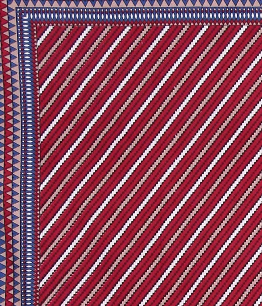 Bombay Spreads Cotton King Bedsheet ( Maroon ) view 2