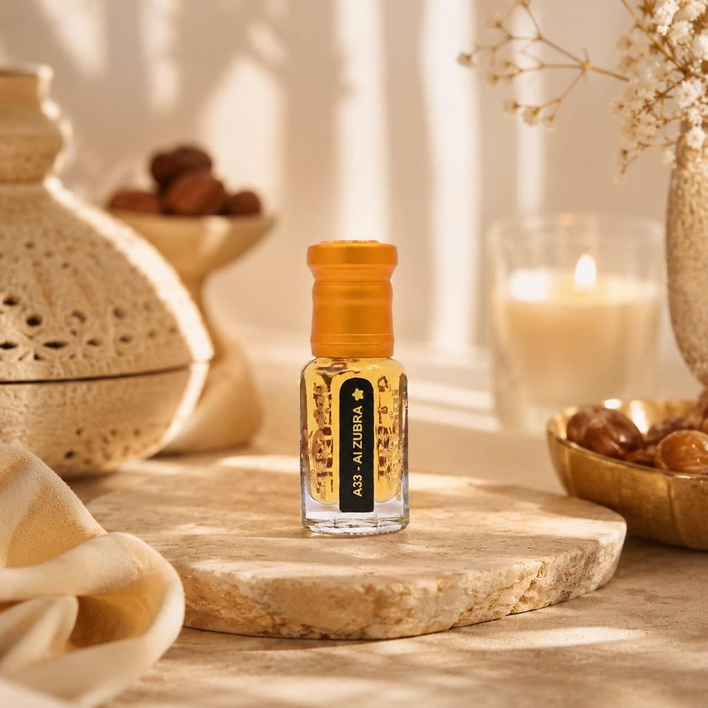 alNaqi fragrances Al Zubra Attar 6ml - Best Attar for Men, Alcohol Free Spicy Saffron & Amber Oil, Long Lasting Attar for Men, Premium Gents-Power-Ittar view 2