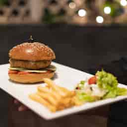 Beans And Cottage Cheese Burger