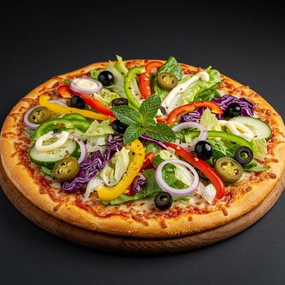 Classic Salad Pizza
