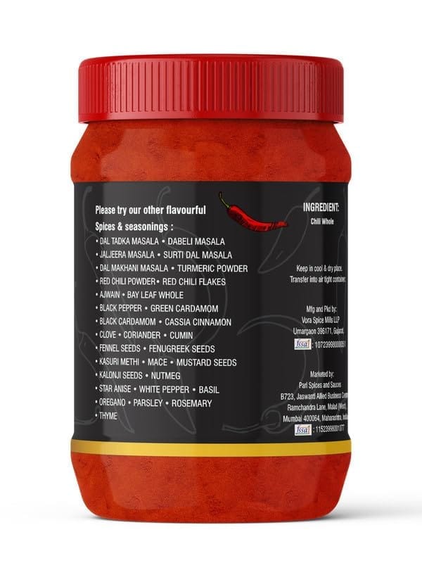 Pari Hot Red Chili Powder (Thike Se Thikha) | With No Added Flavours | No Colour | Indian Spices | (Pack of 1 x 1000g) view 2