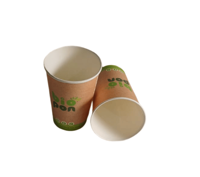 :**Biodegradable and Compostable Paper Cups -300ml (pack of 25) view 2