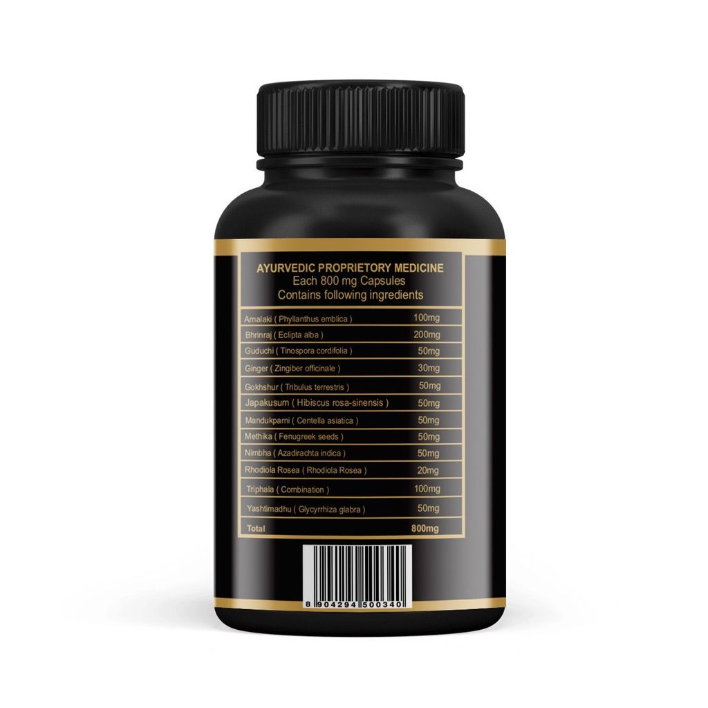 Hair Care Capsules (Promote hair growth, Prevention of split ends, Repairs hair follicles effectivity) view 2