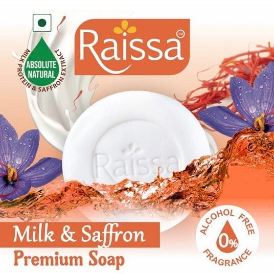 Raissa Premium Soap - Milk & Saffron, 85g view 2