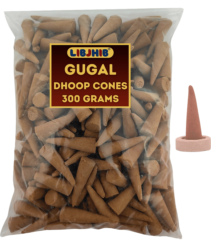 Libjhib Incense Dhoop Cone Guggal 300 gm ( Pack of 1 )