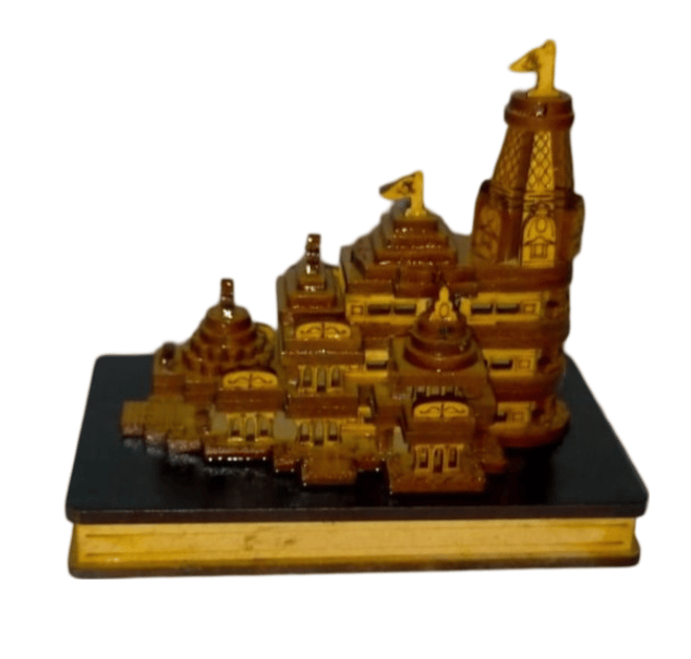Wooden Ram Mandir Home Decor view 2