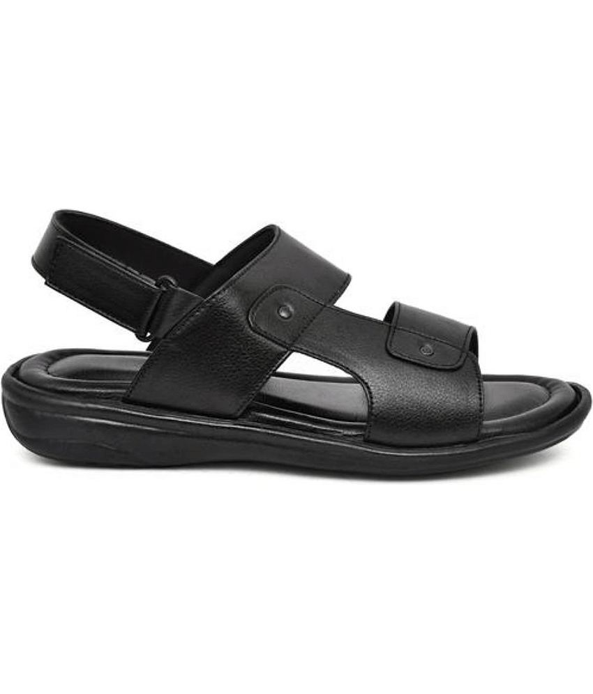 RAGE GAZE - Black Men's Sandals view 2