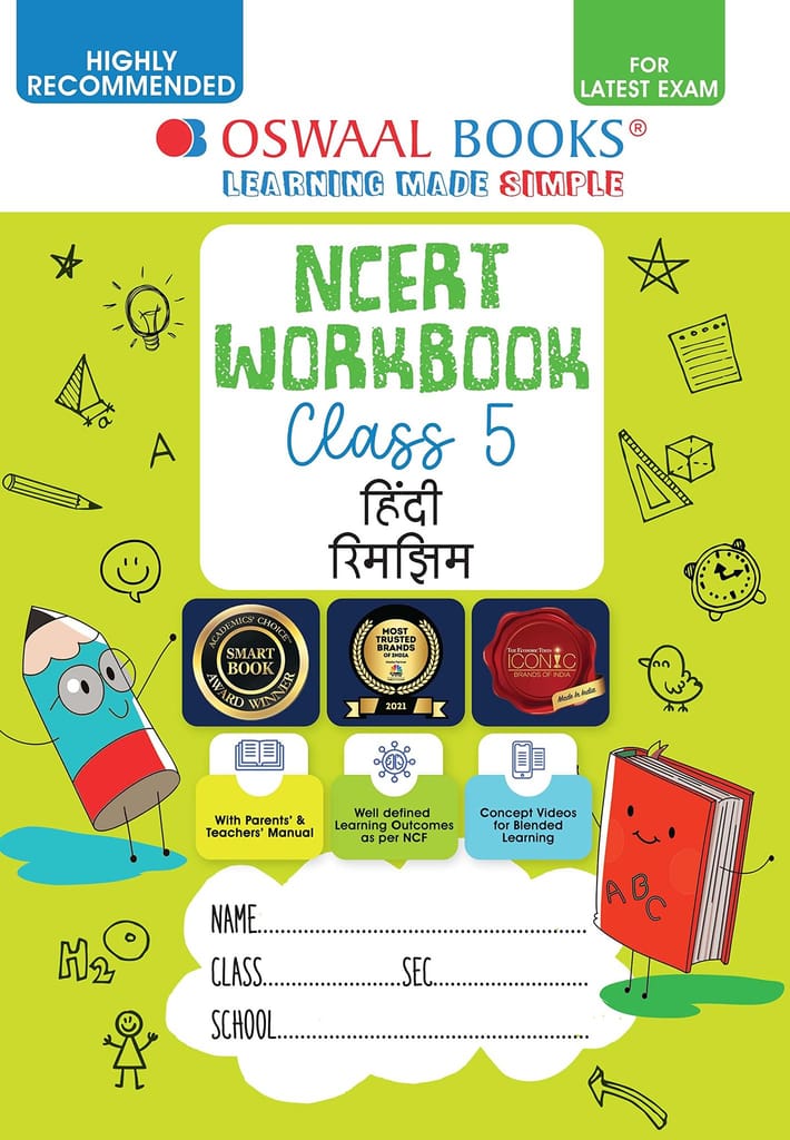 Oswaal NCERT Workbook Hindi (Rimjhim) Class 5 (For Latest Exam) [Paperback] Oswaal Editorial Board [Paperback] Oswaal Editorial Board